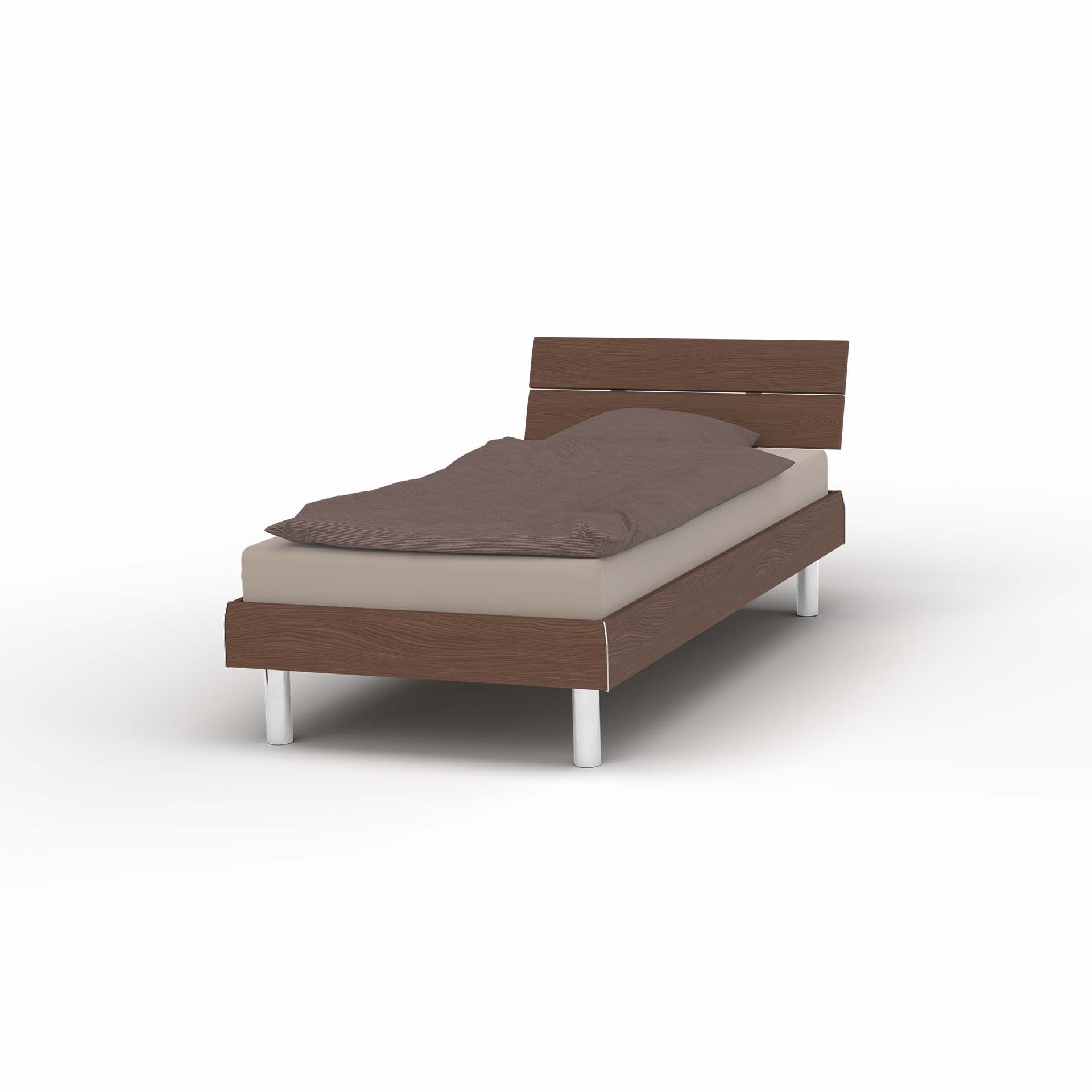 Cadre de lit Softsleep Melody noyer